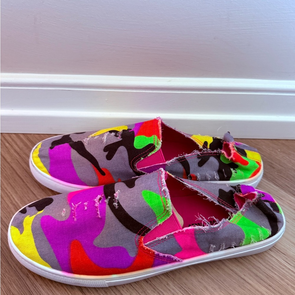 Colorful Camouflage Women's Sneakers